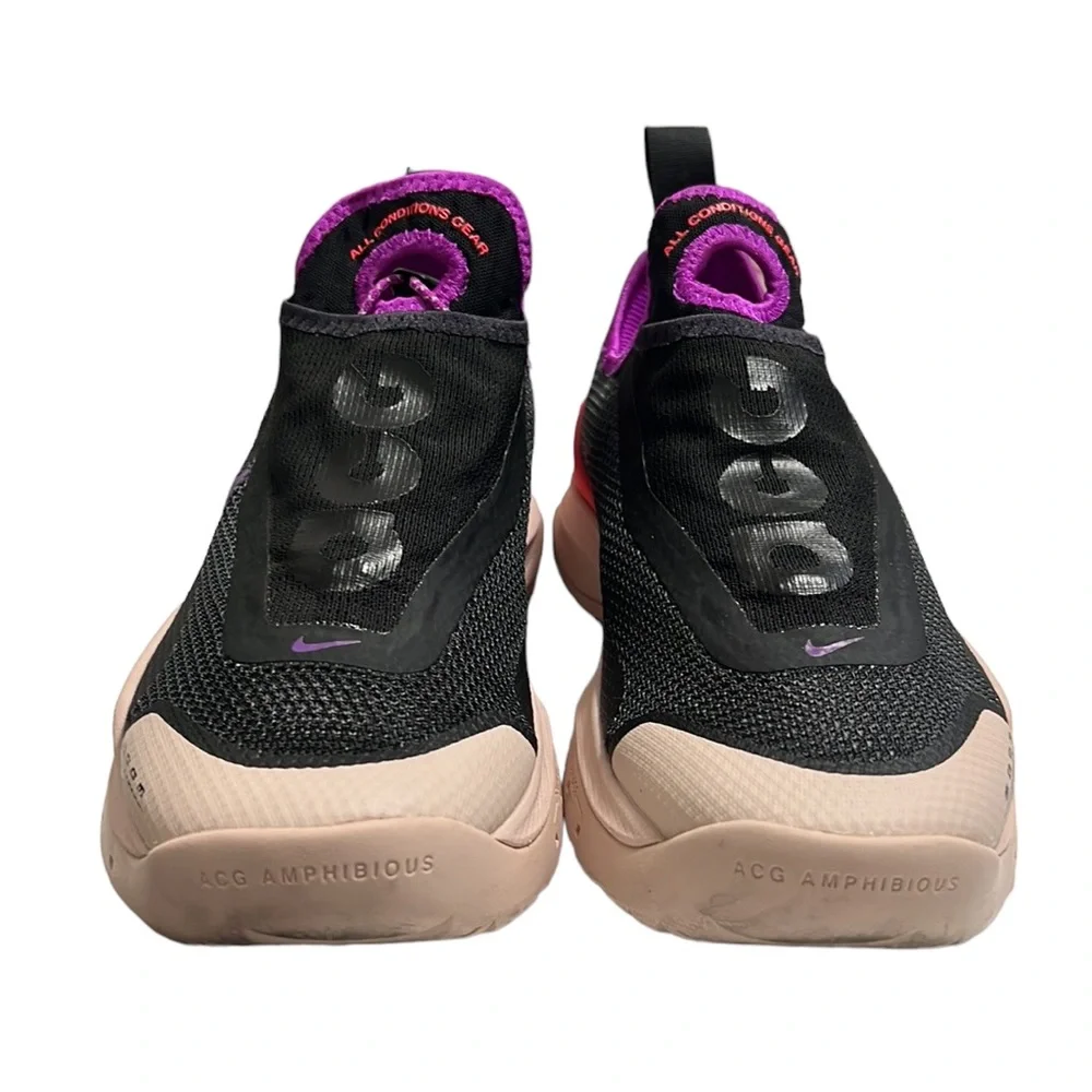Nike ACG Zoom Air AO Black & Laser Crimson Sneakers Size 6